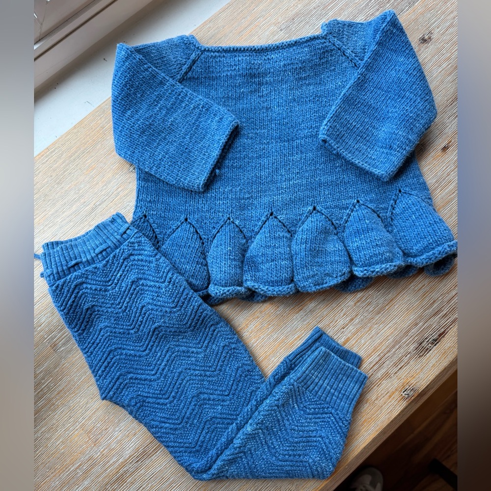 Misha And Puff Blue Kids Matching Set